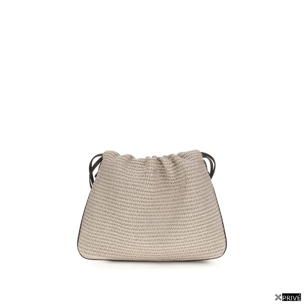 Sac à main beige en Coton — 1