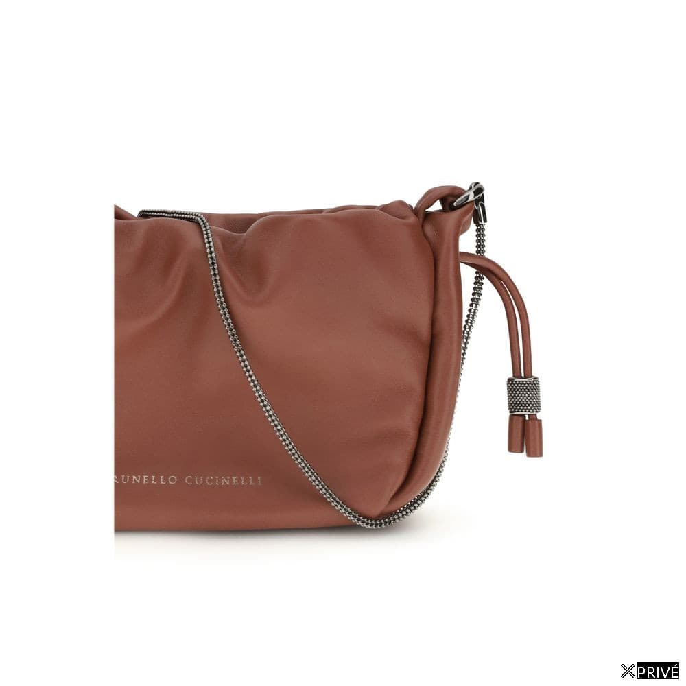 Sac bandoulière brun — 4
