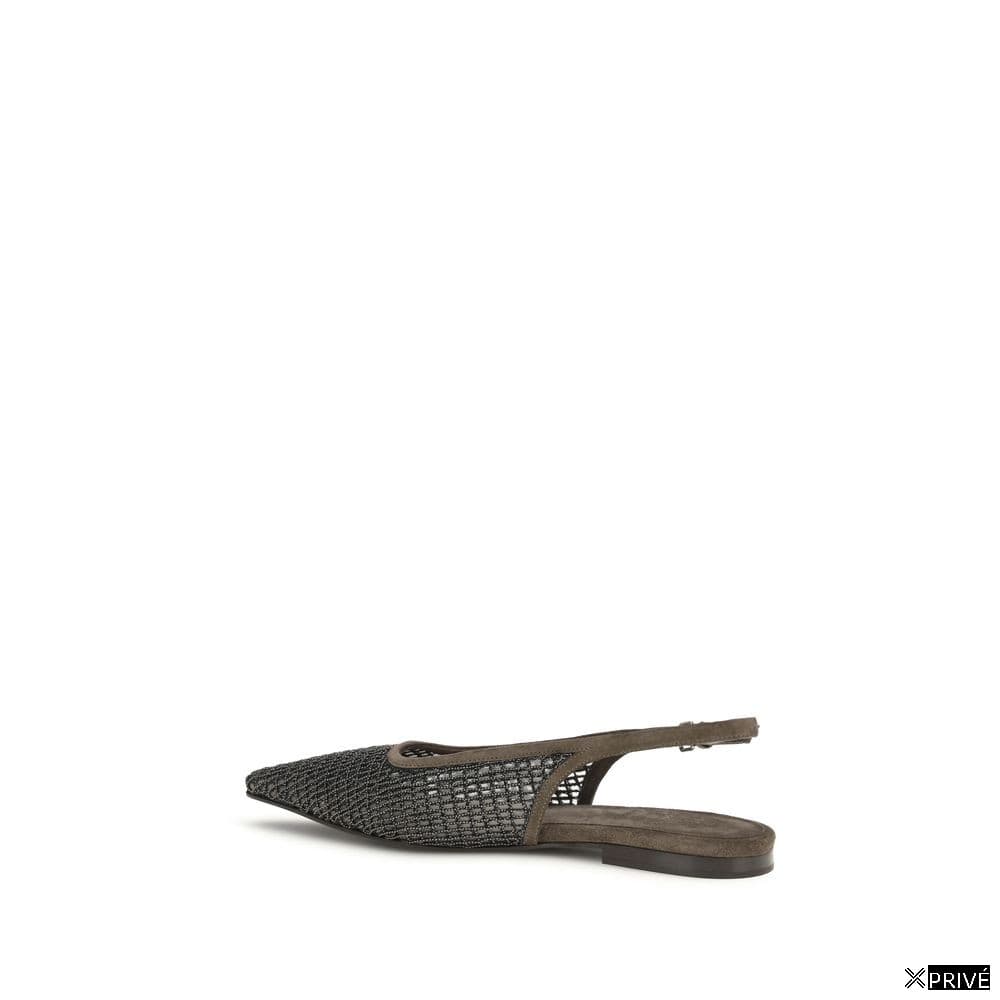 Chaussures plates brunes — 3