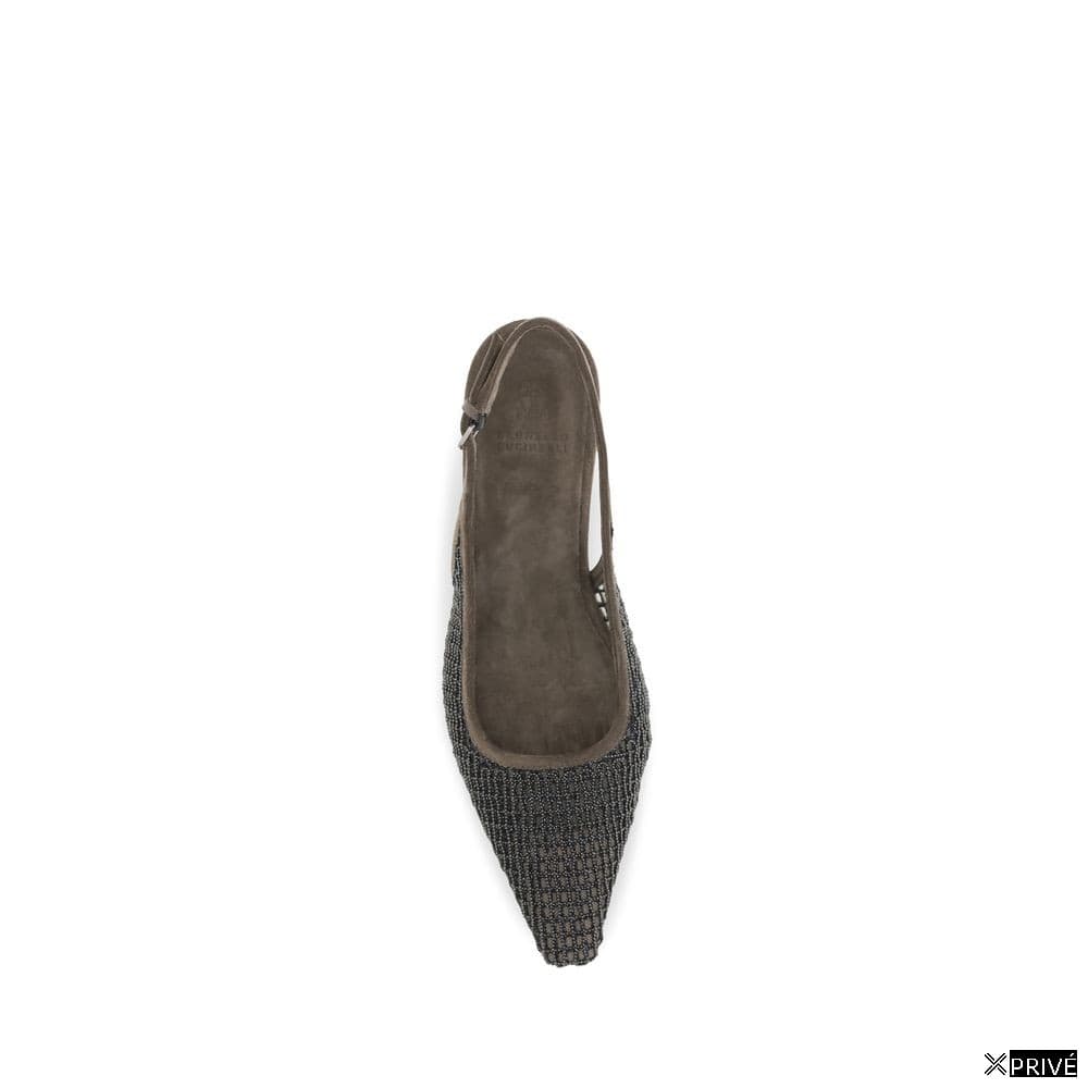 Chaussures plates brunes — 4