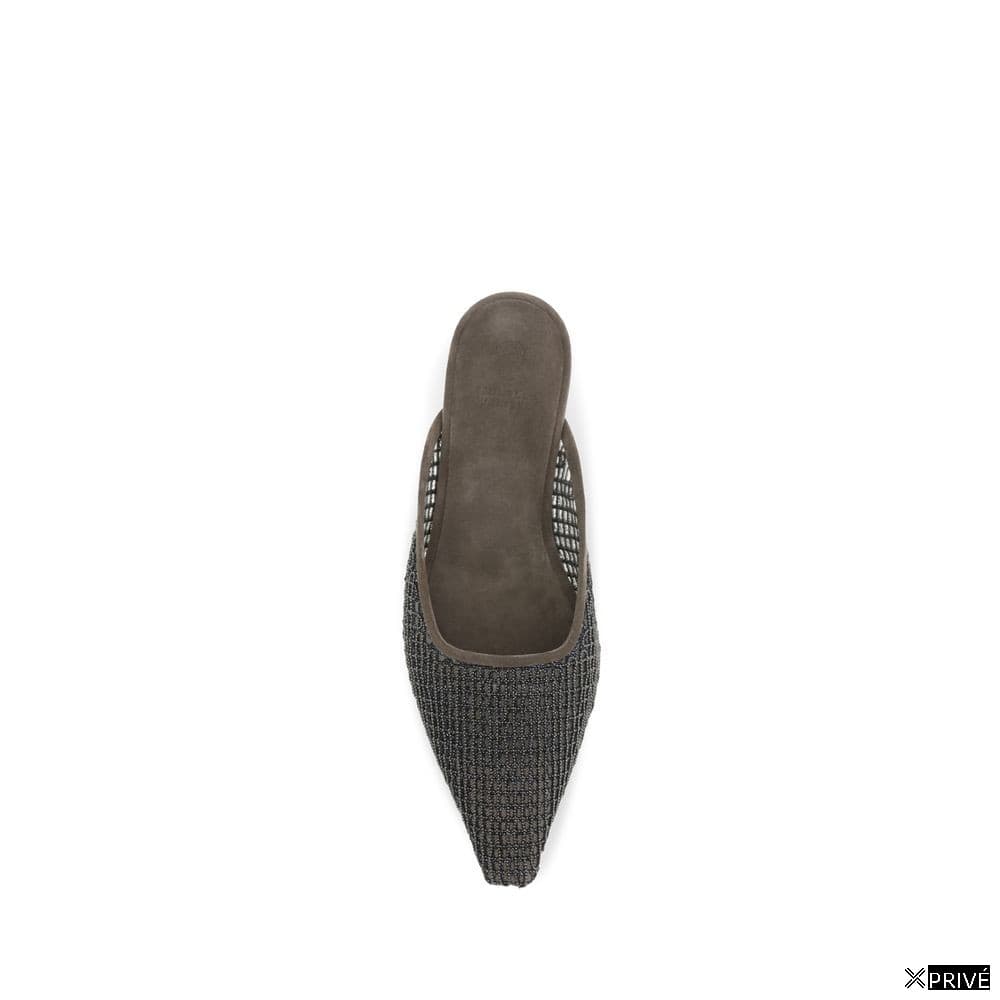 Chaussures plates brunes — 4