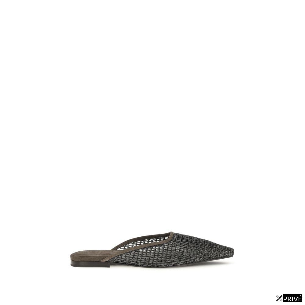 Chaussures plates brunes — 1