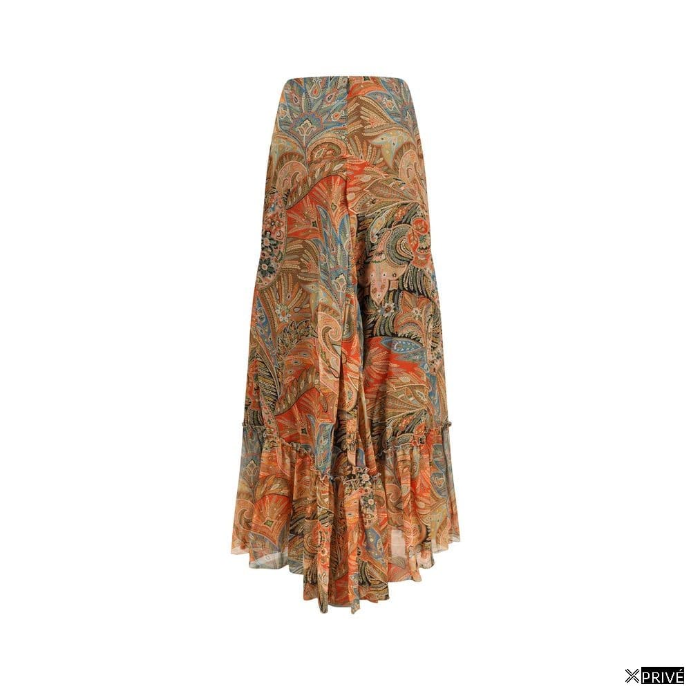Top multicolore en Soie — 2