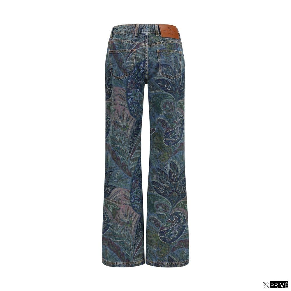 Jeans multicolore en Coton — 2