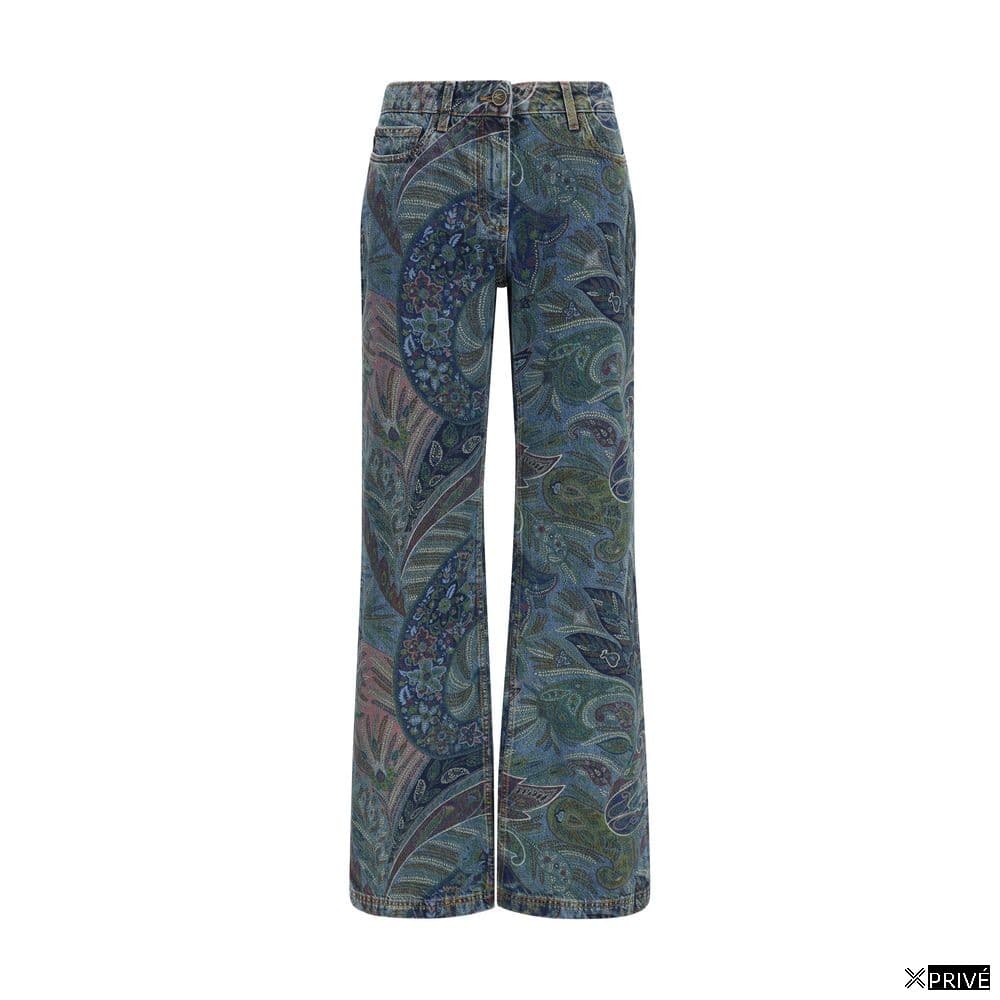 Jeans multicolore en Coton — 1