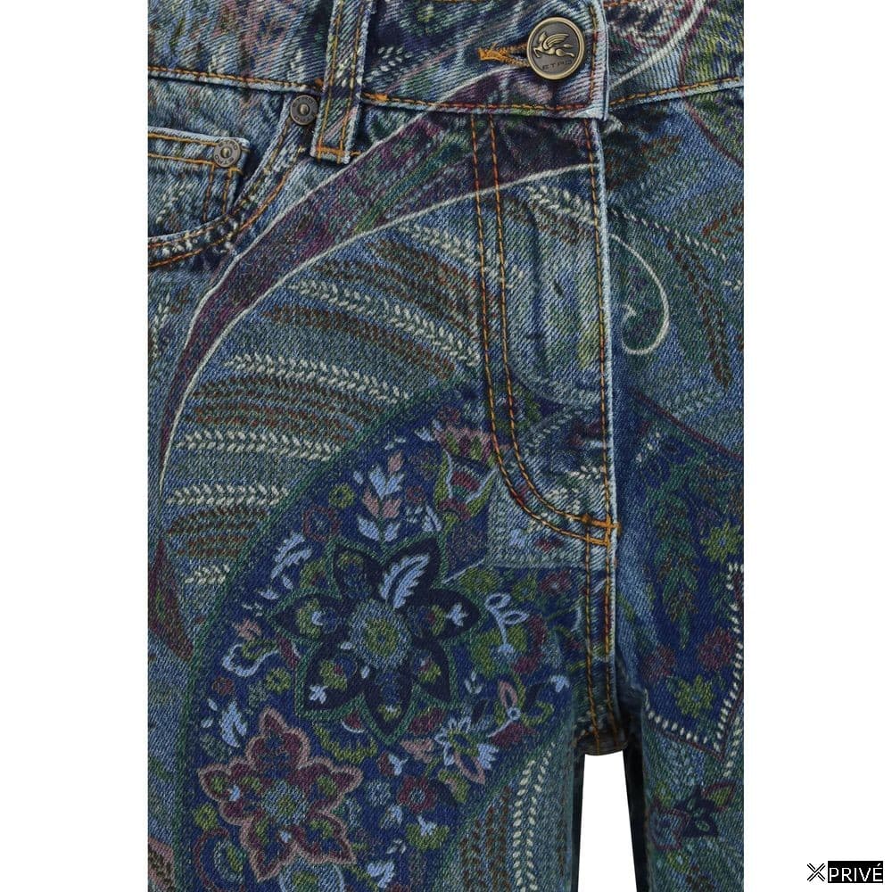 Jeans multicolore en Coton — 3