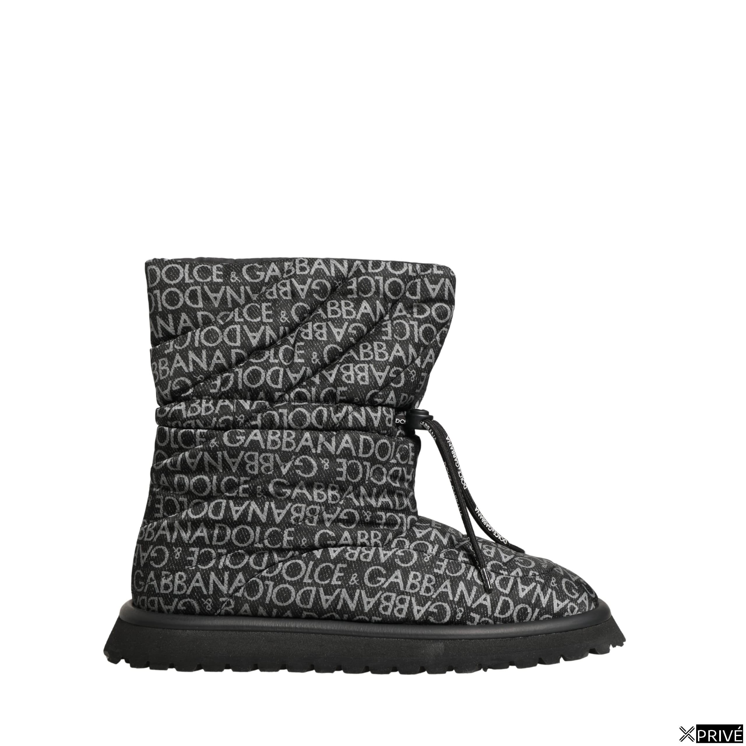 Bottes noires en Nylon — 1