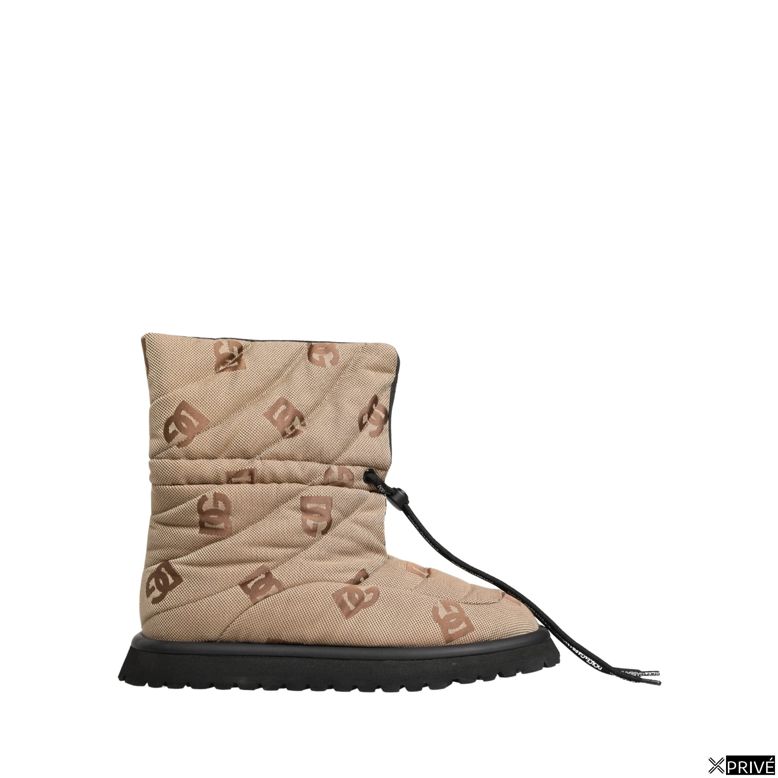 Bottes brunes en Nylon — 1