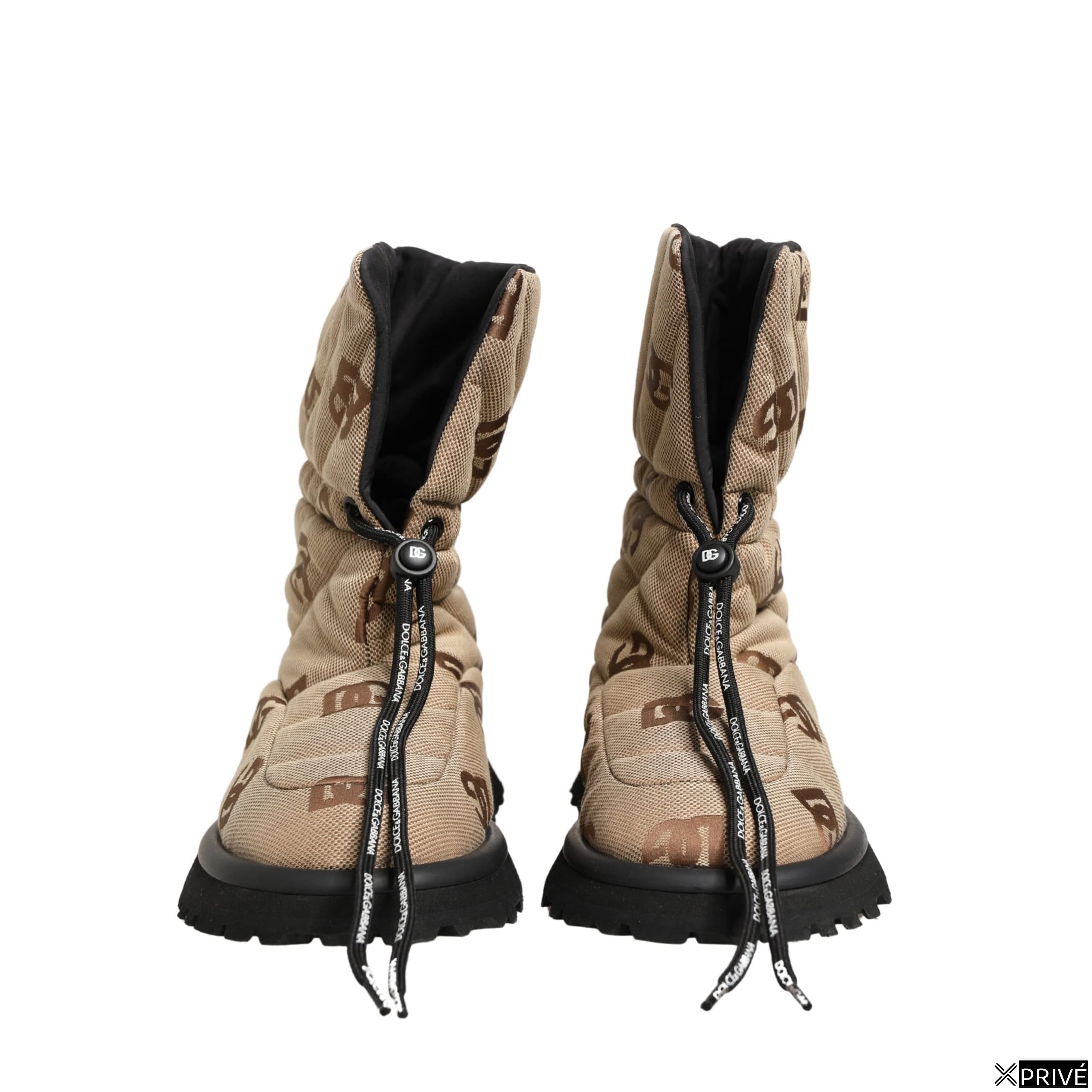 Bottes brunes en Nylon — 3