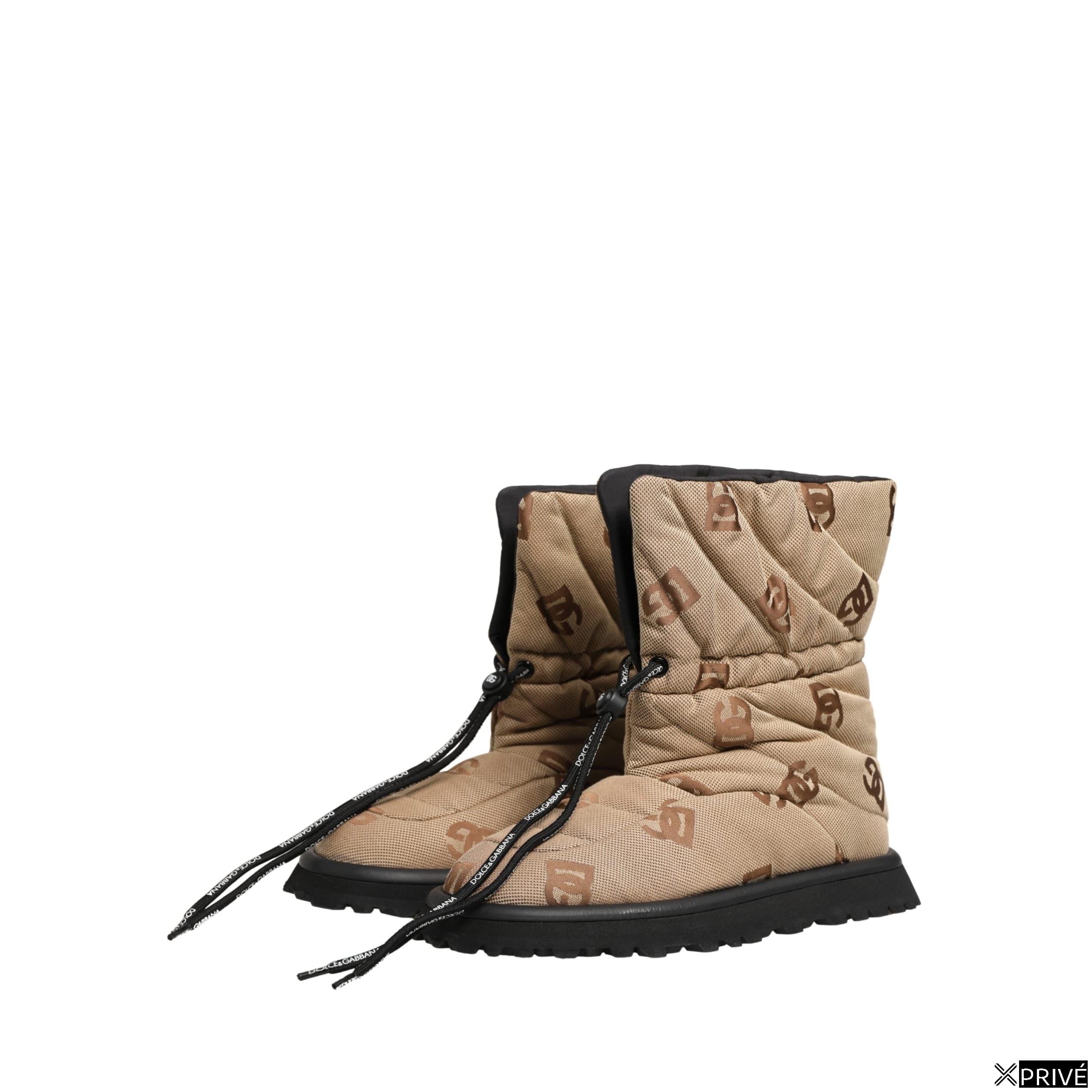 Bottes brunes en Nylon — 5