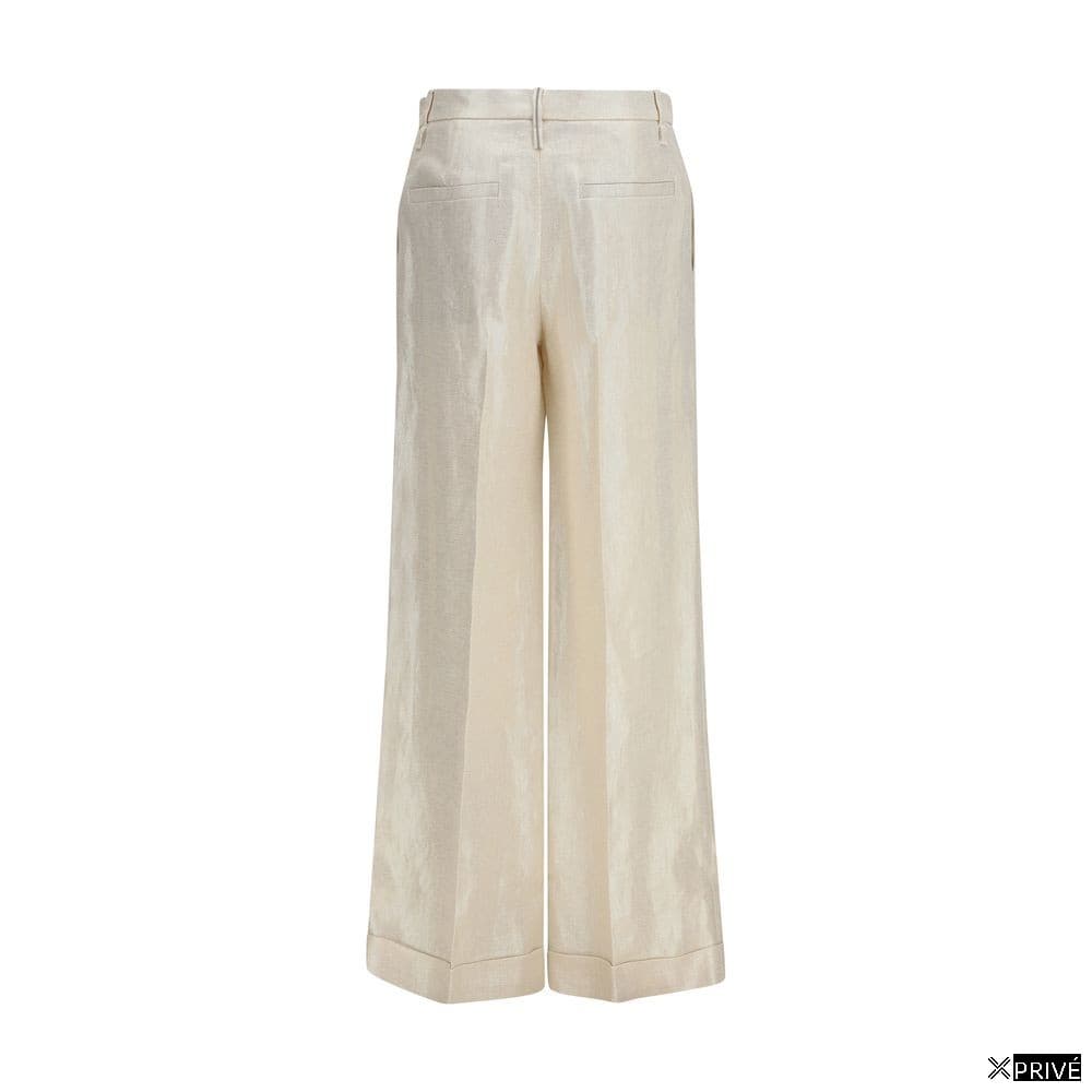 Jeans beige en Soie — 2