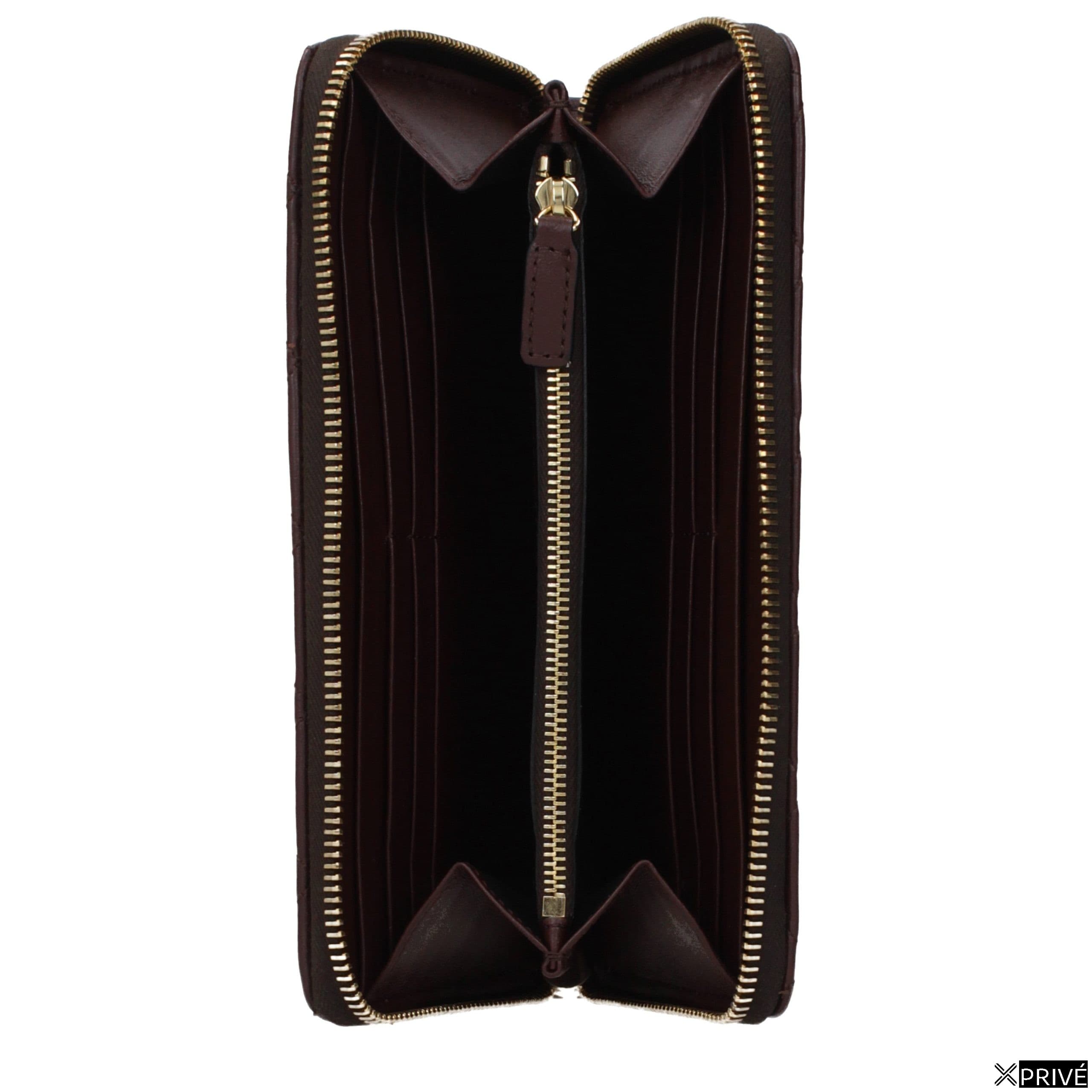 Portefeuille brun en Cuir — 3