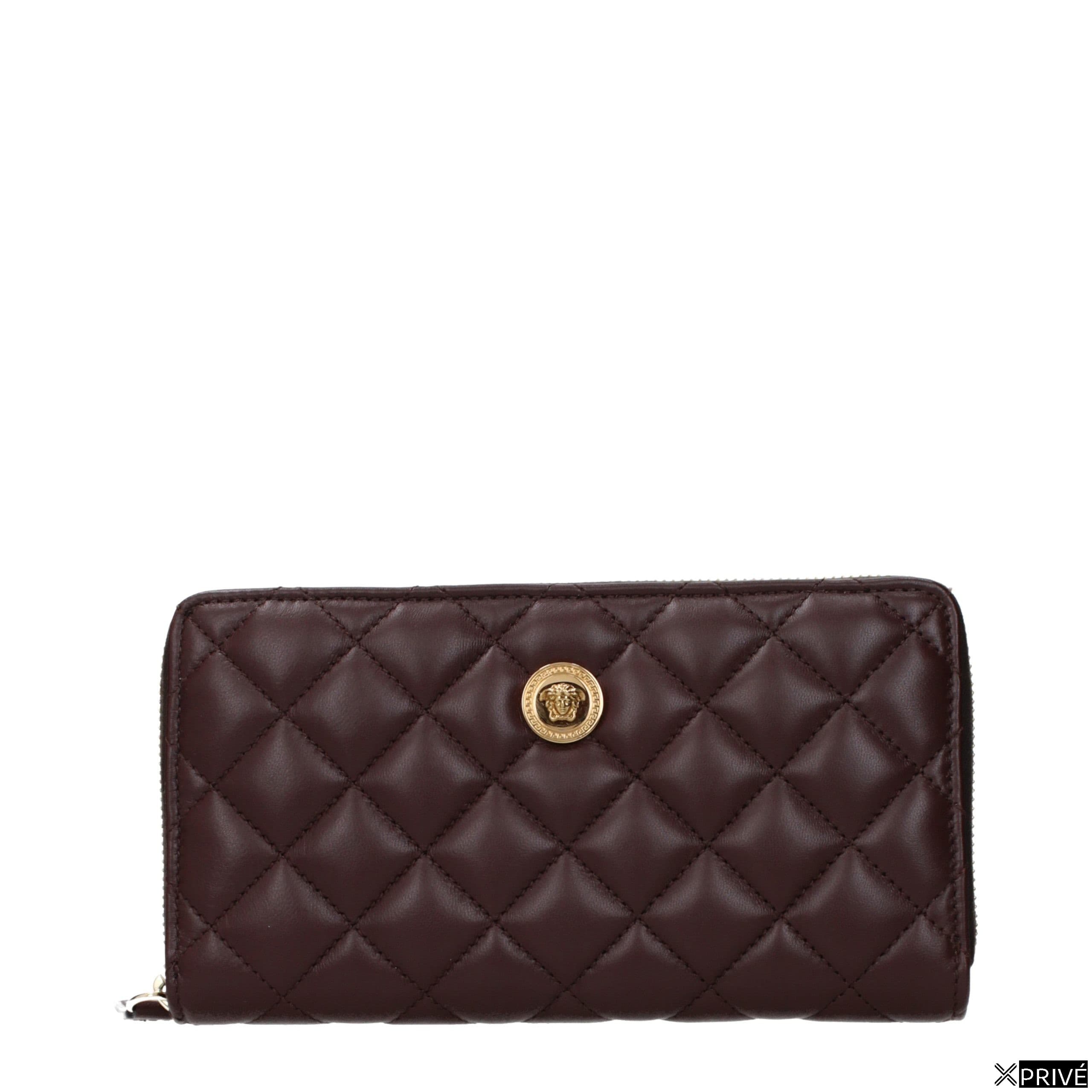 Portefeuille brun en Cuir — 1