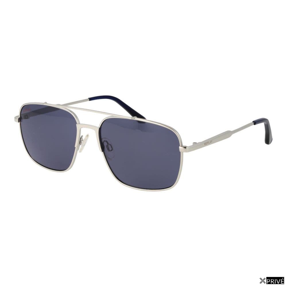 Lunettes de soleil argentées — 1