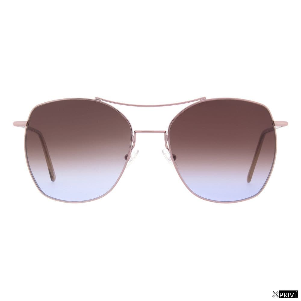 Brown Metal Sunglasses — 1