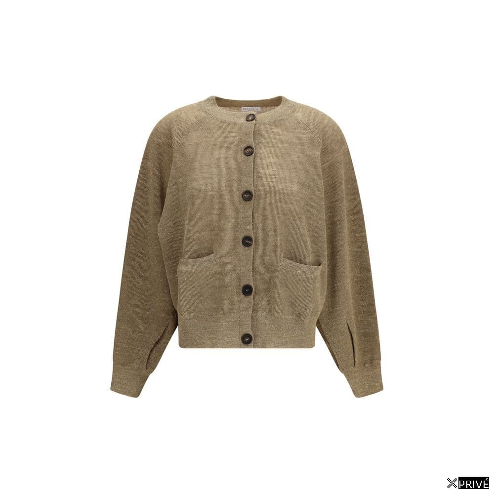 Pull beige en Lin — 1