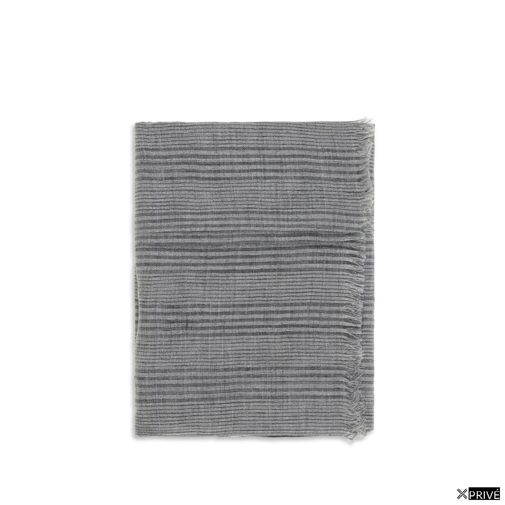 Écharpe grise en Lin — 1