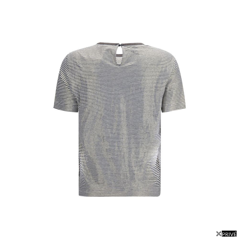 Top multicolore en Lin — 2