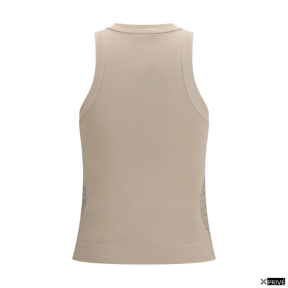Top beige en Coton — 2