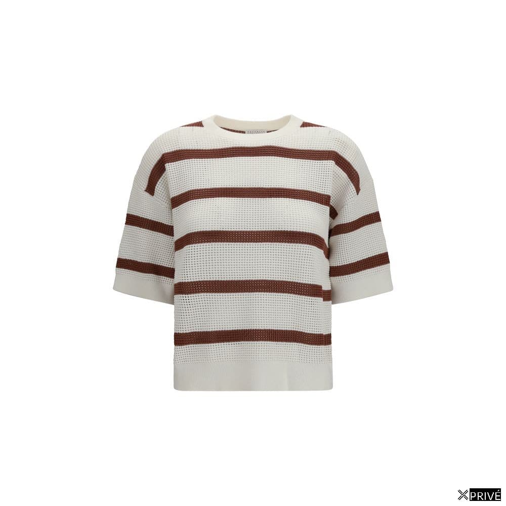 Pull brun en Coton — 1