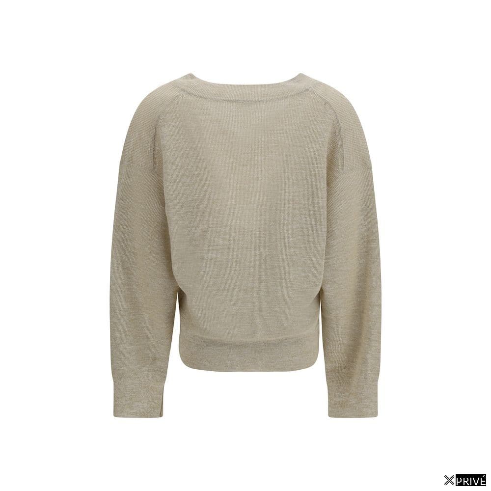 Pull beige en Lin — 2