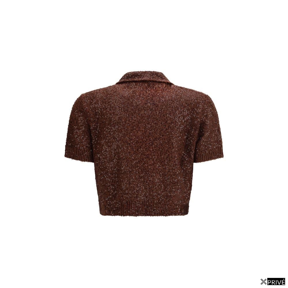Top bordeaux en Lin — 2