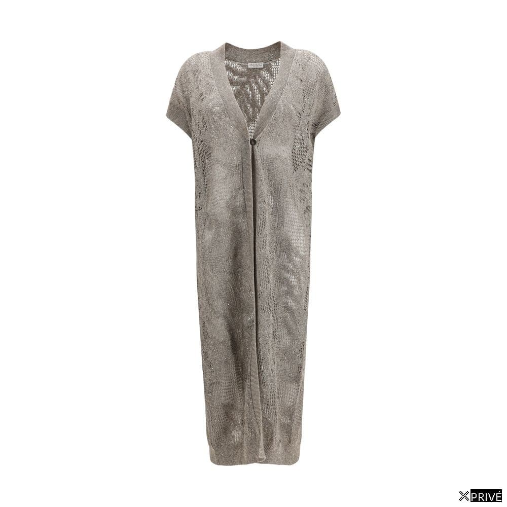 Pull beige en Lin — 1