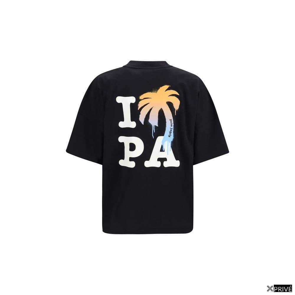 T-shirt noir en Coton — 2