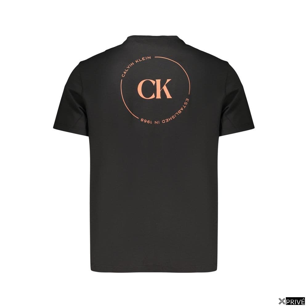 T-shirt noir en Coton — 2