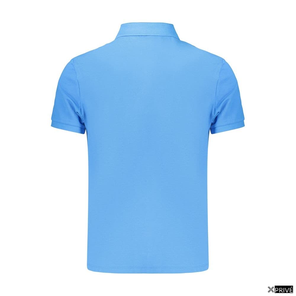 Polo bleu en Coton — 2