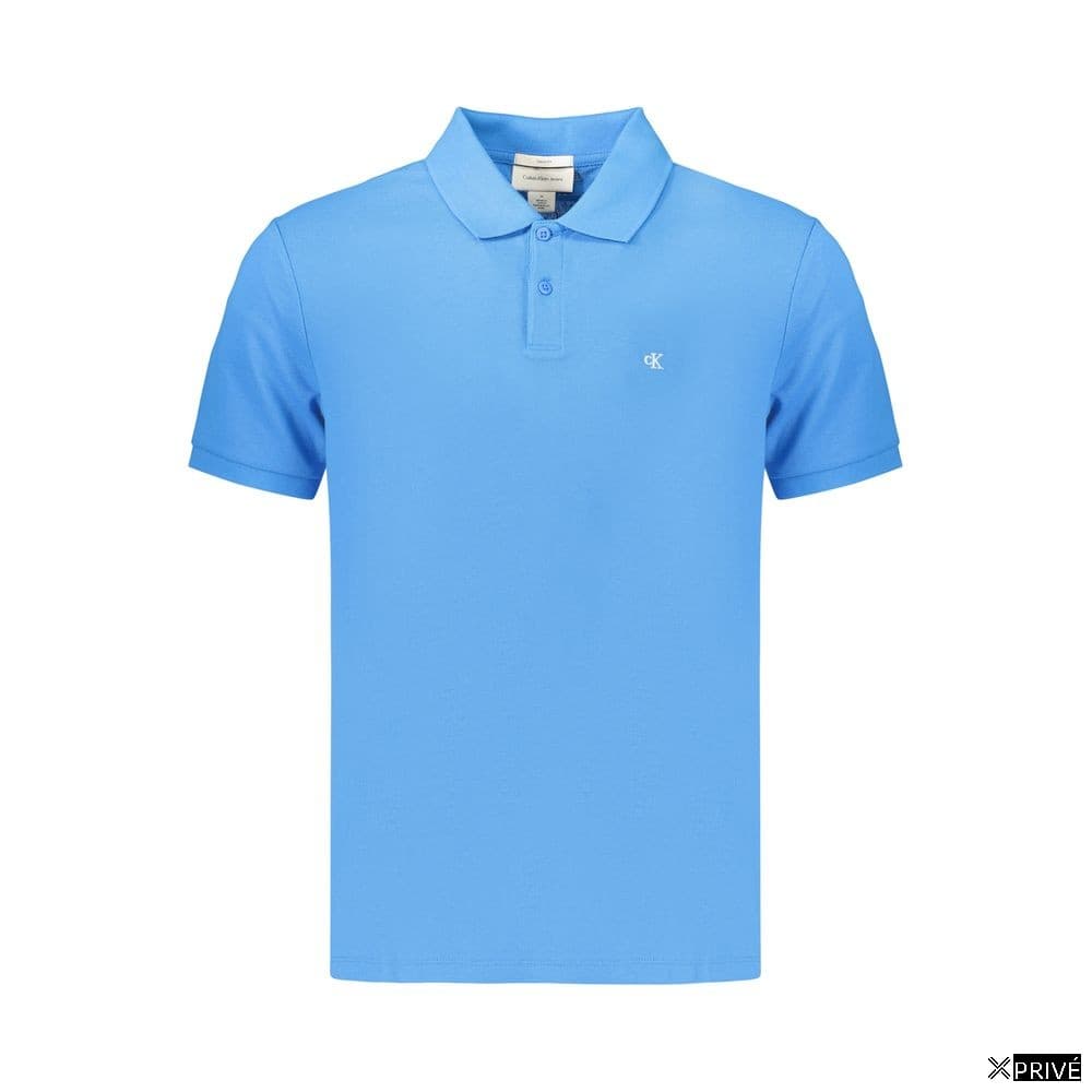 Polo bleu en Coton — 1