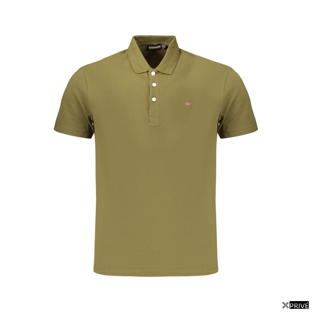 Polo vert en Coton — 1
