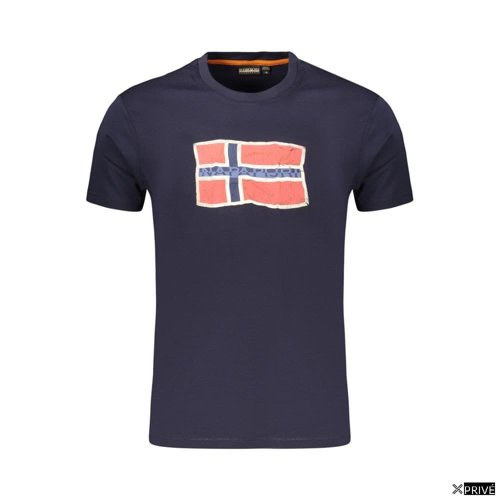 T-shirt bleu en Coton — 1