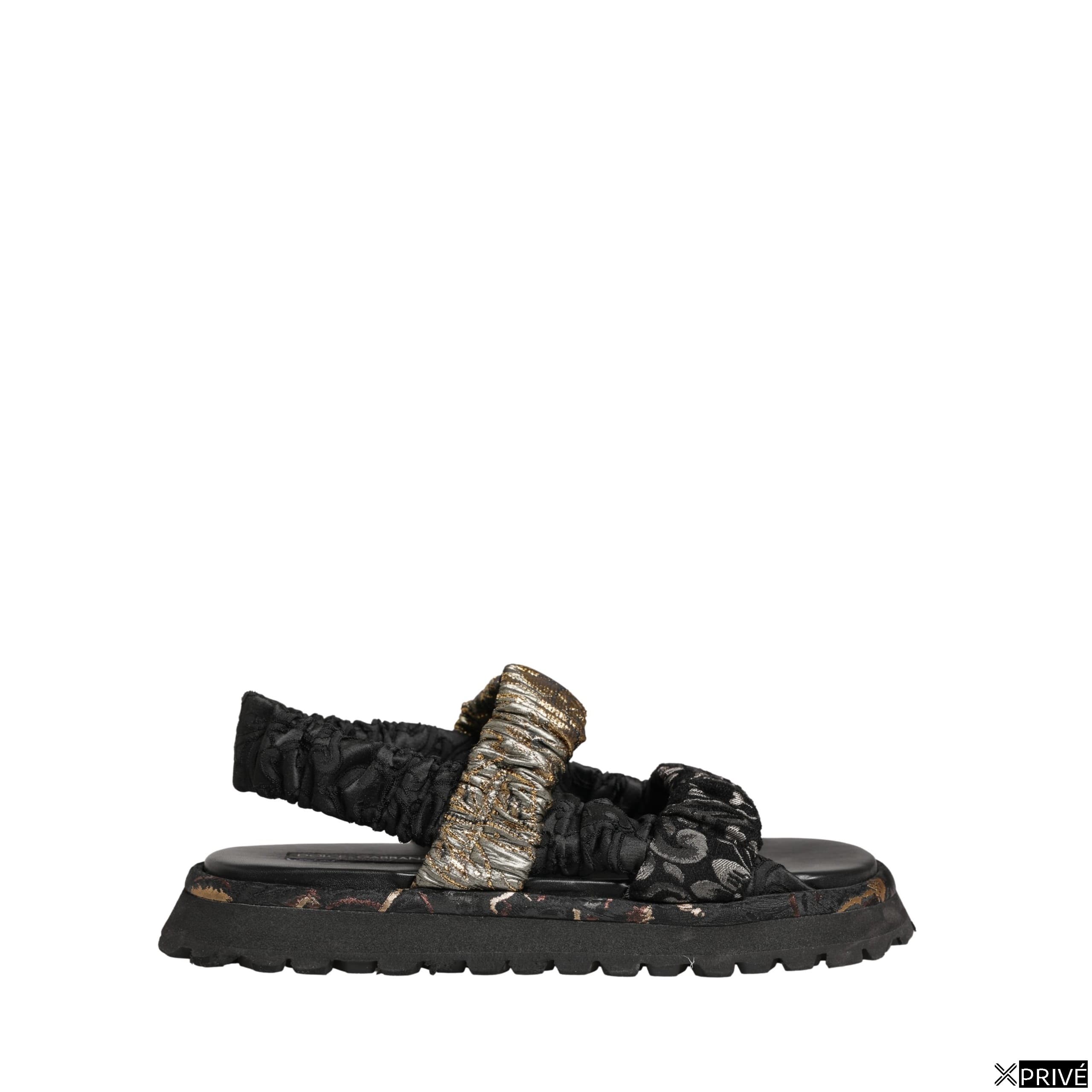 Sandales noires en Cuir — 1