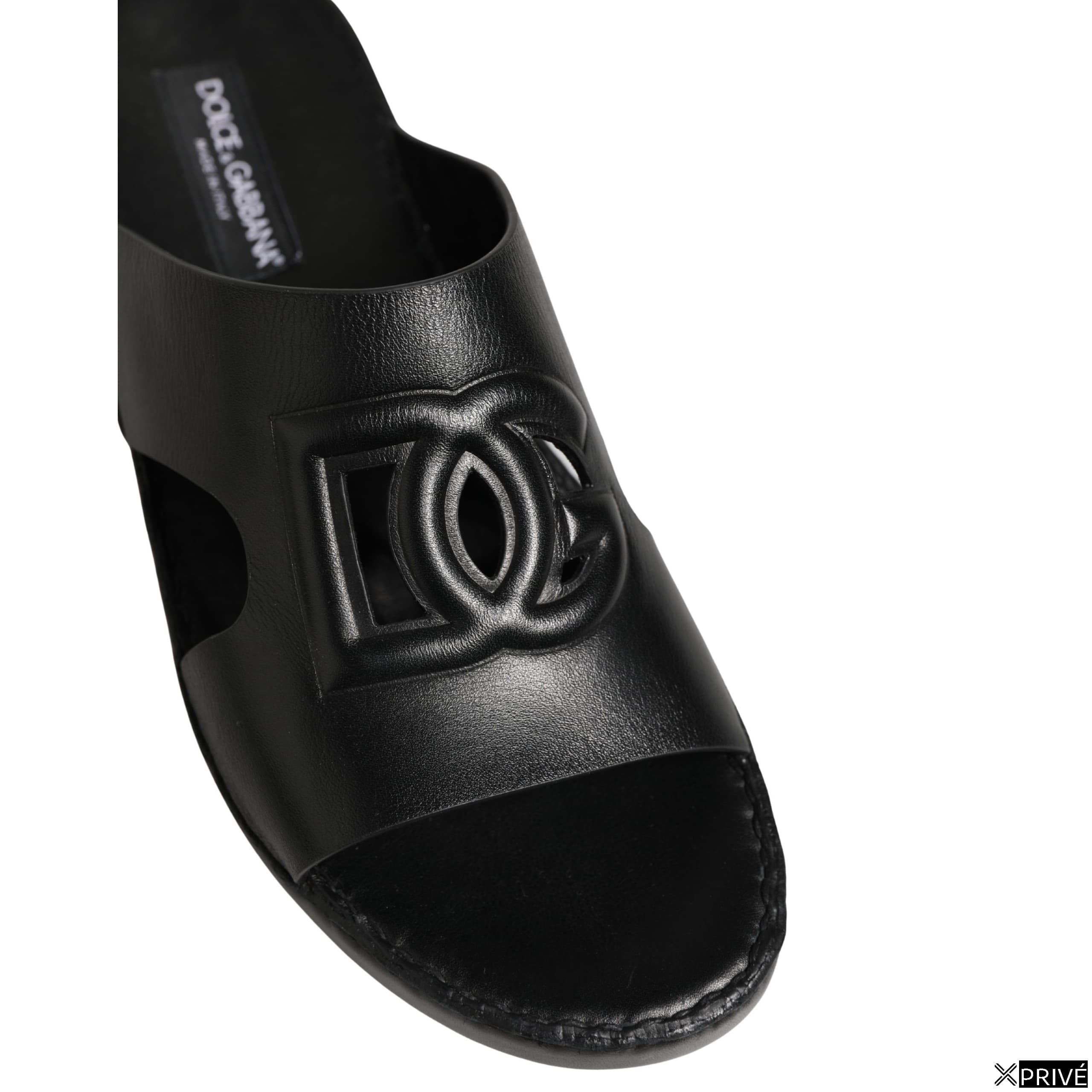 Sandales noires en Cuir — 4