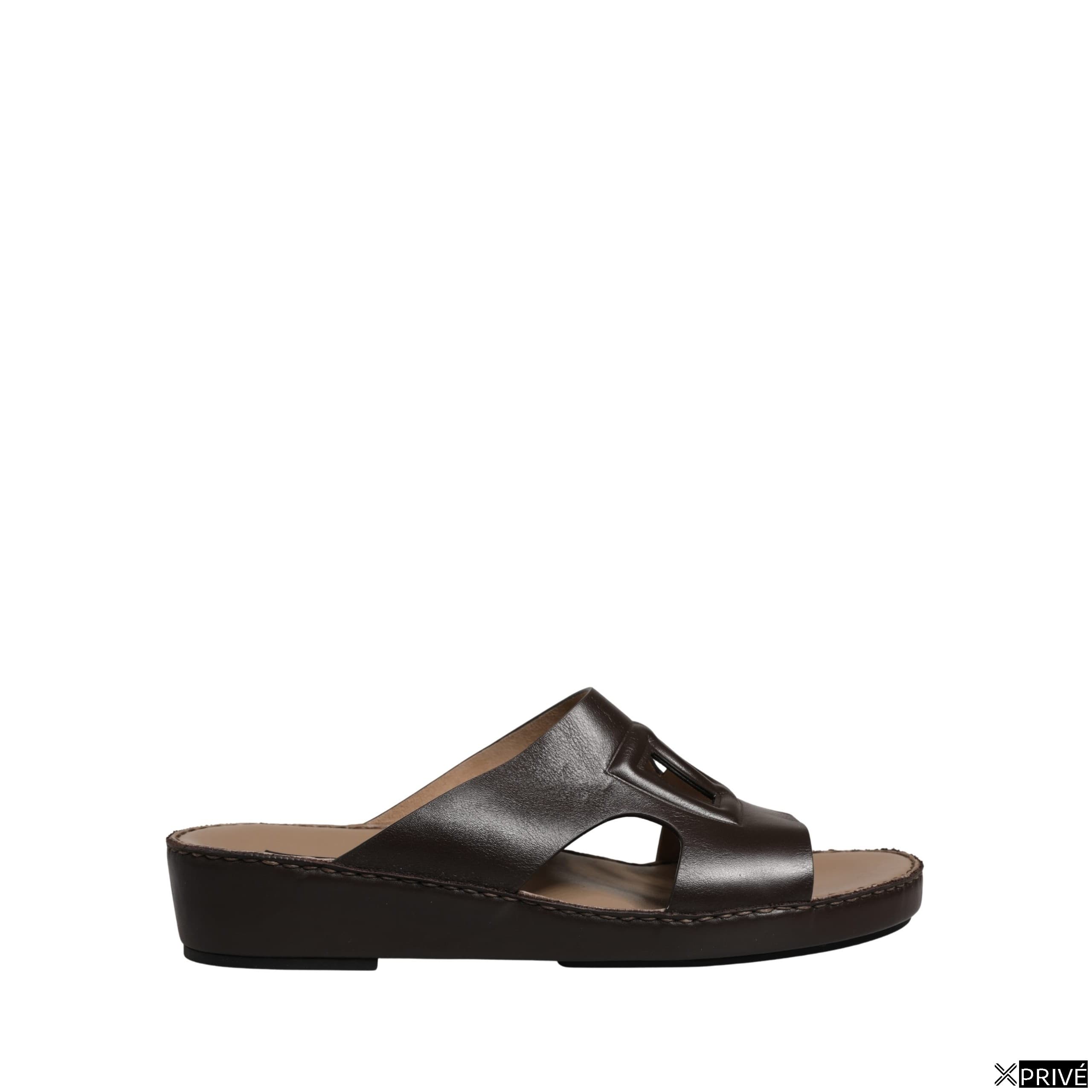 Sandales brunes en Cuir — 1