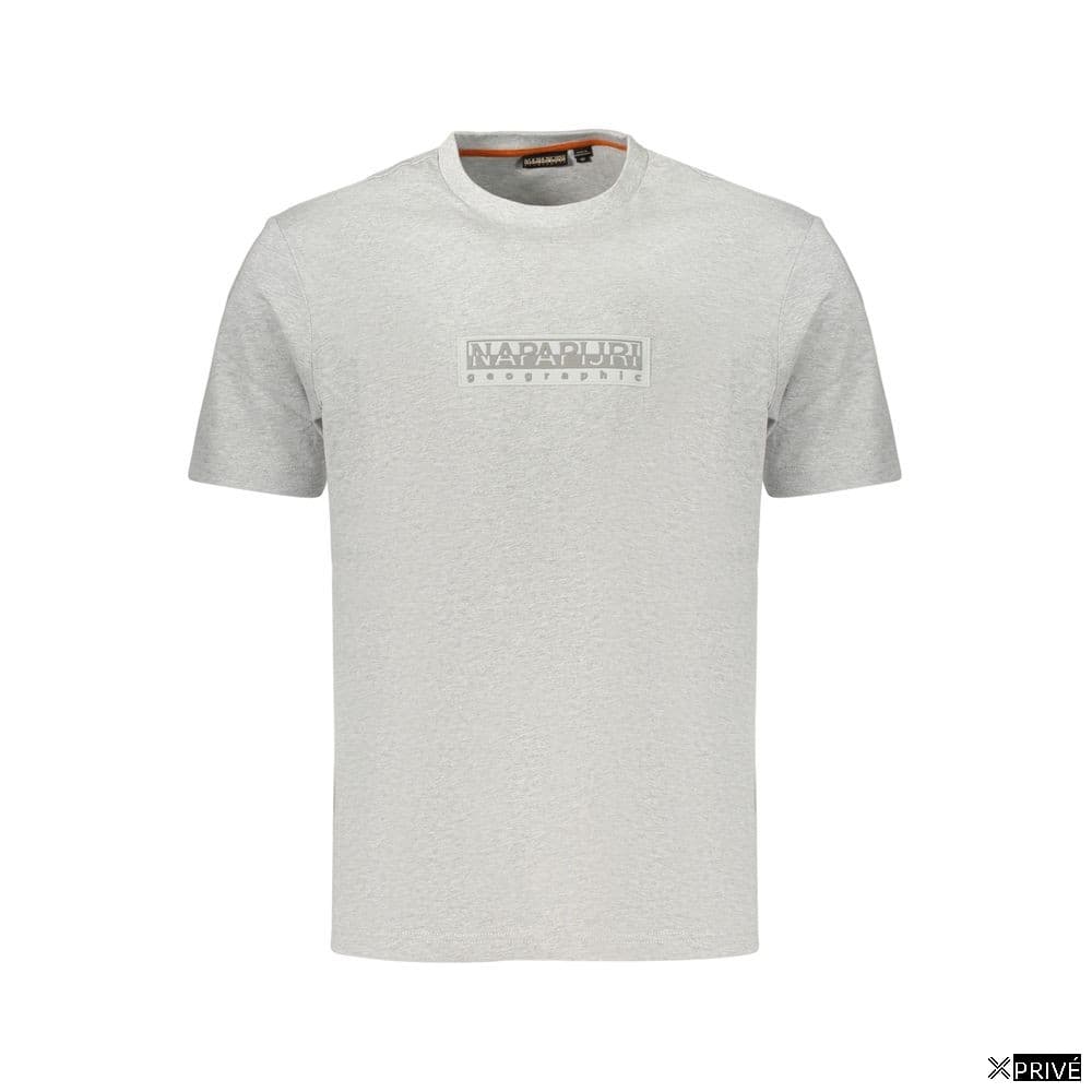 T-shirt gris en Coton