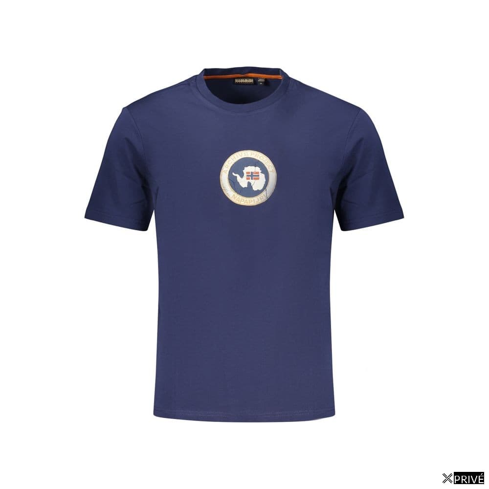 T-shirt bleu en Coton — 1