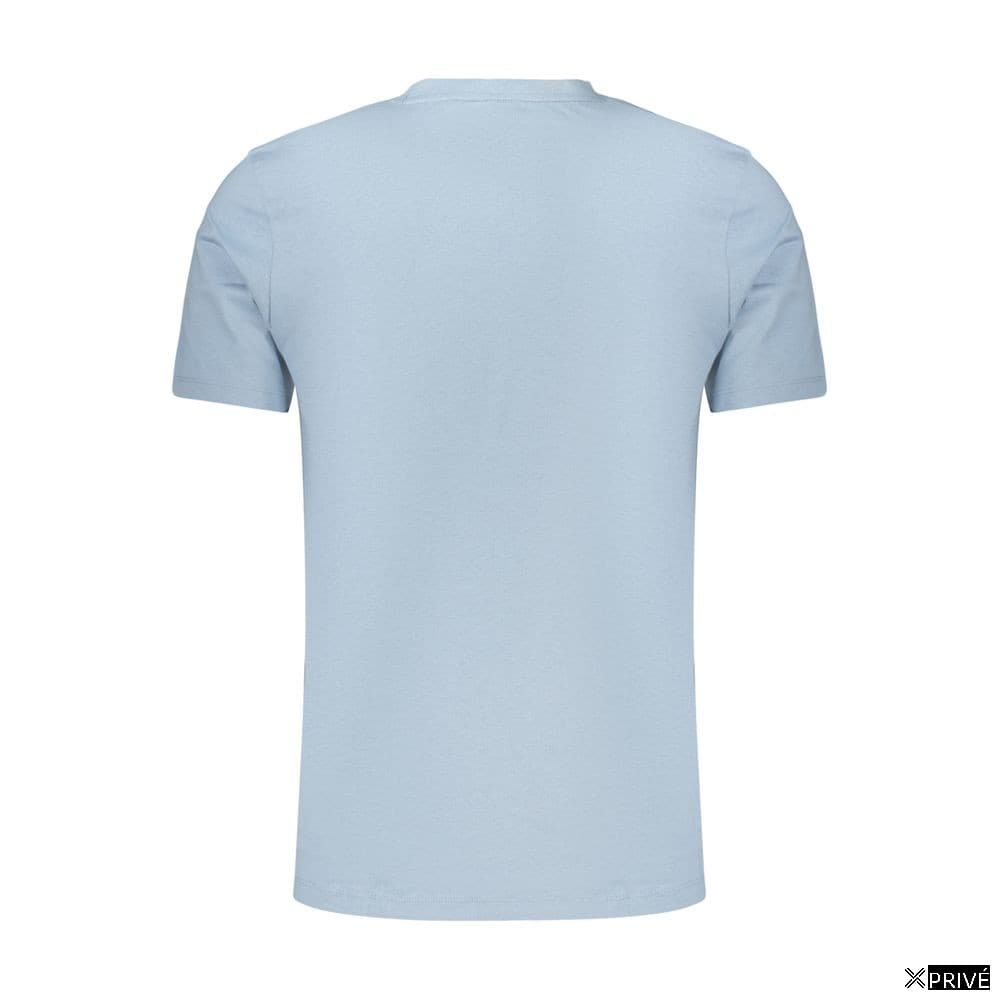 T-shirt bleu en Coton — 2