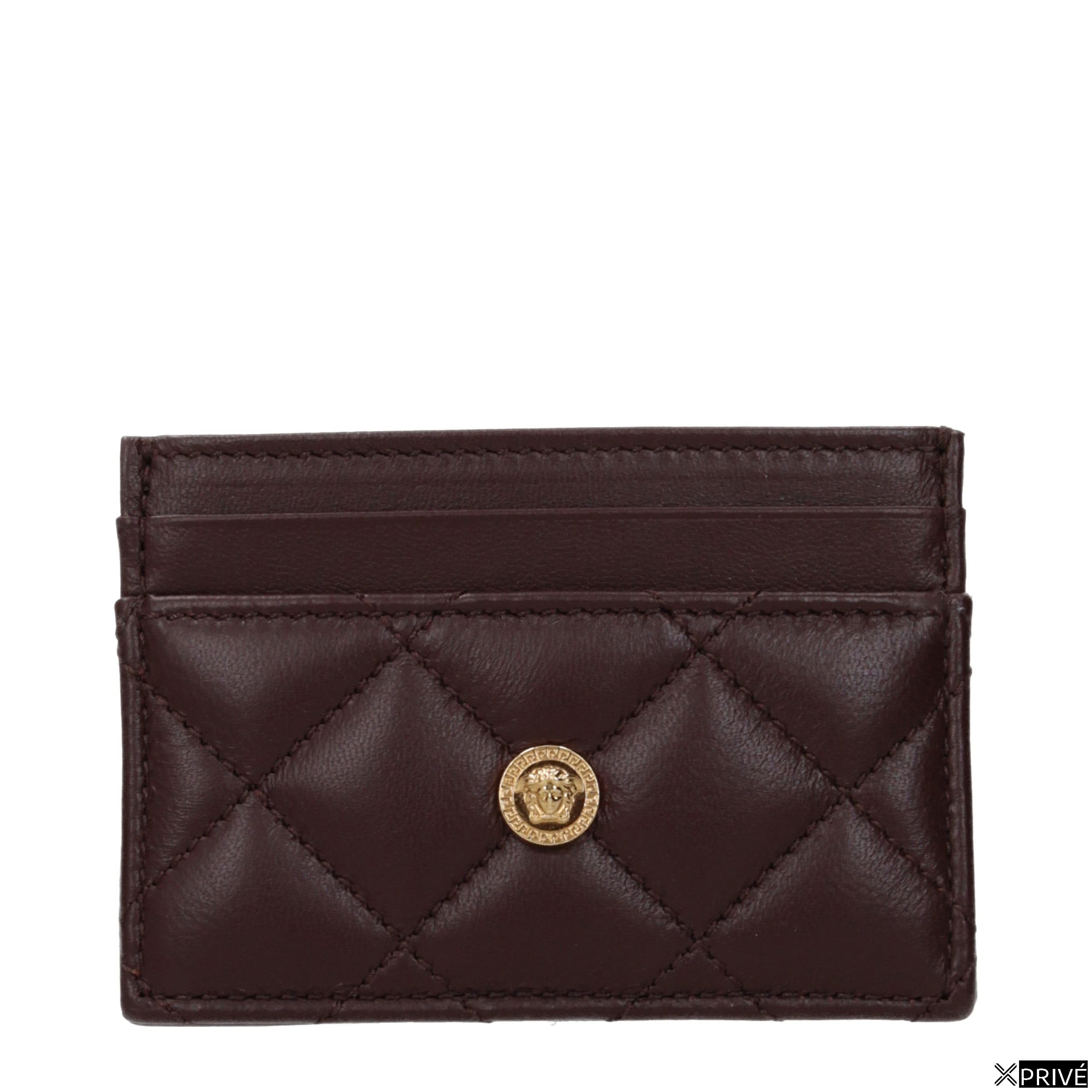 Portefeuille brun en Cuir — 1