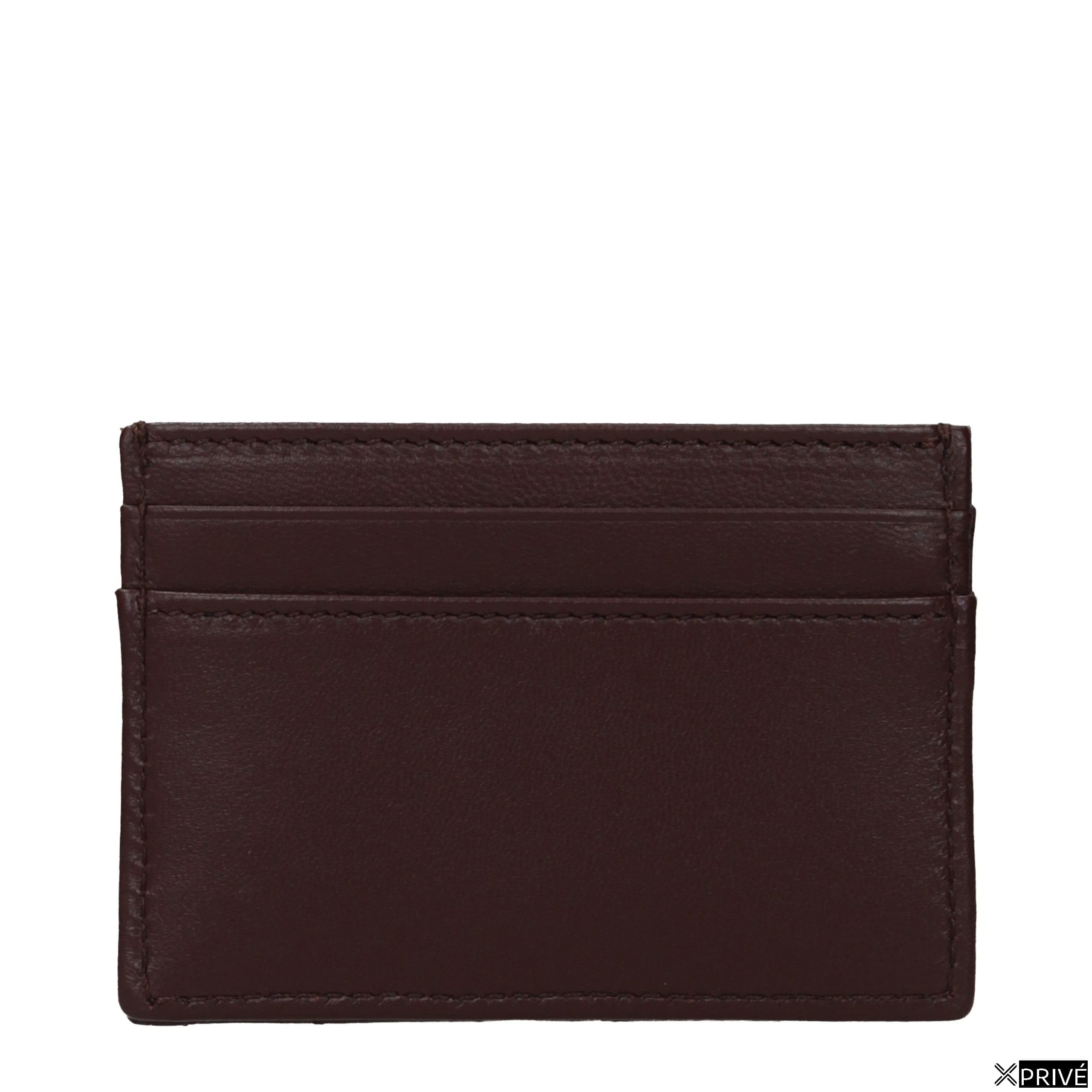 Portefeuille brun en Cuir — 2