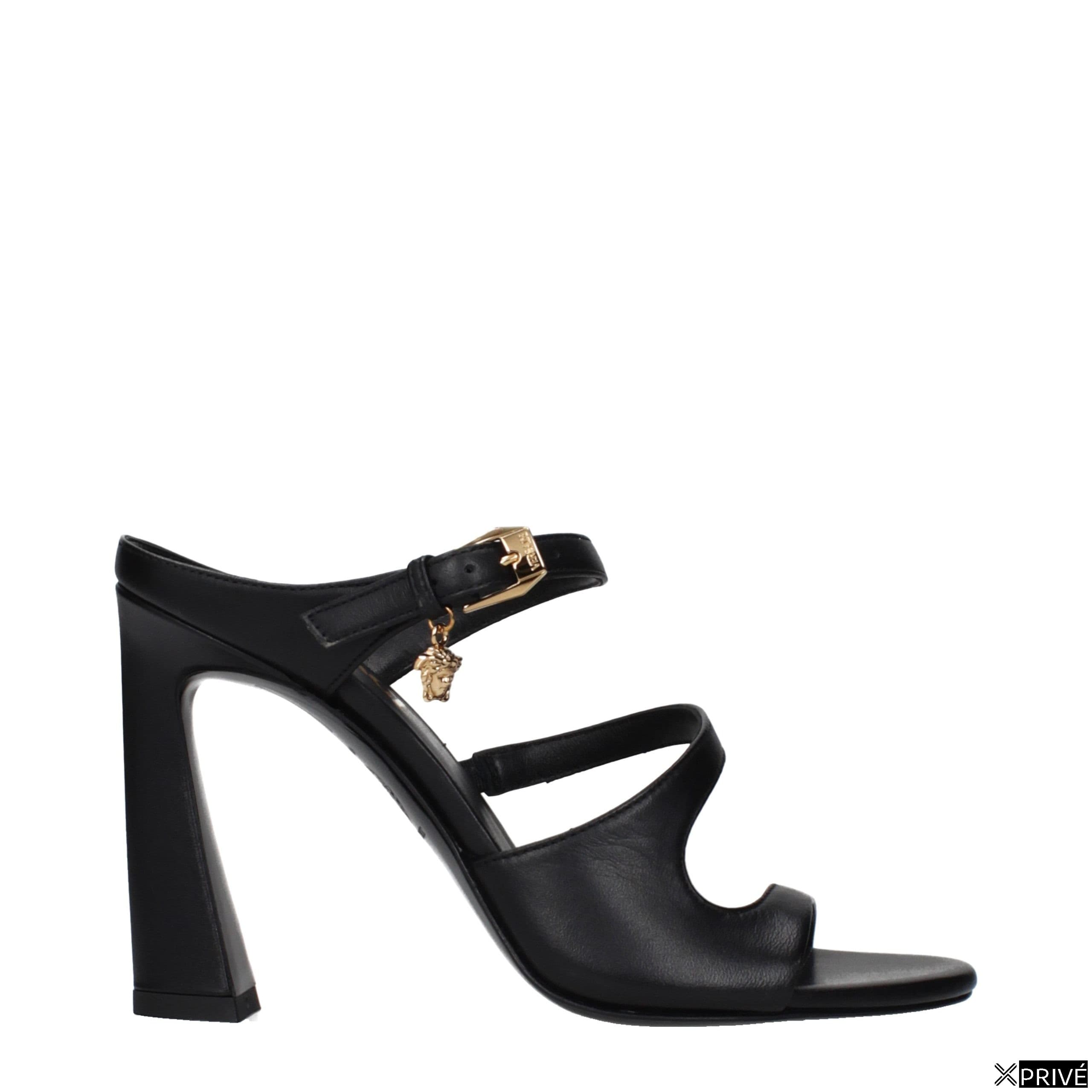 Sandales noires en Cuir — 1