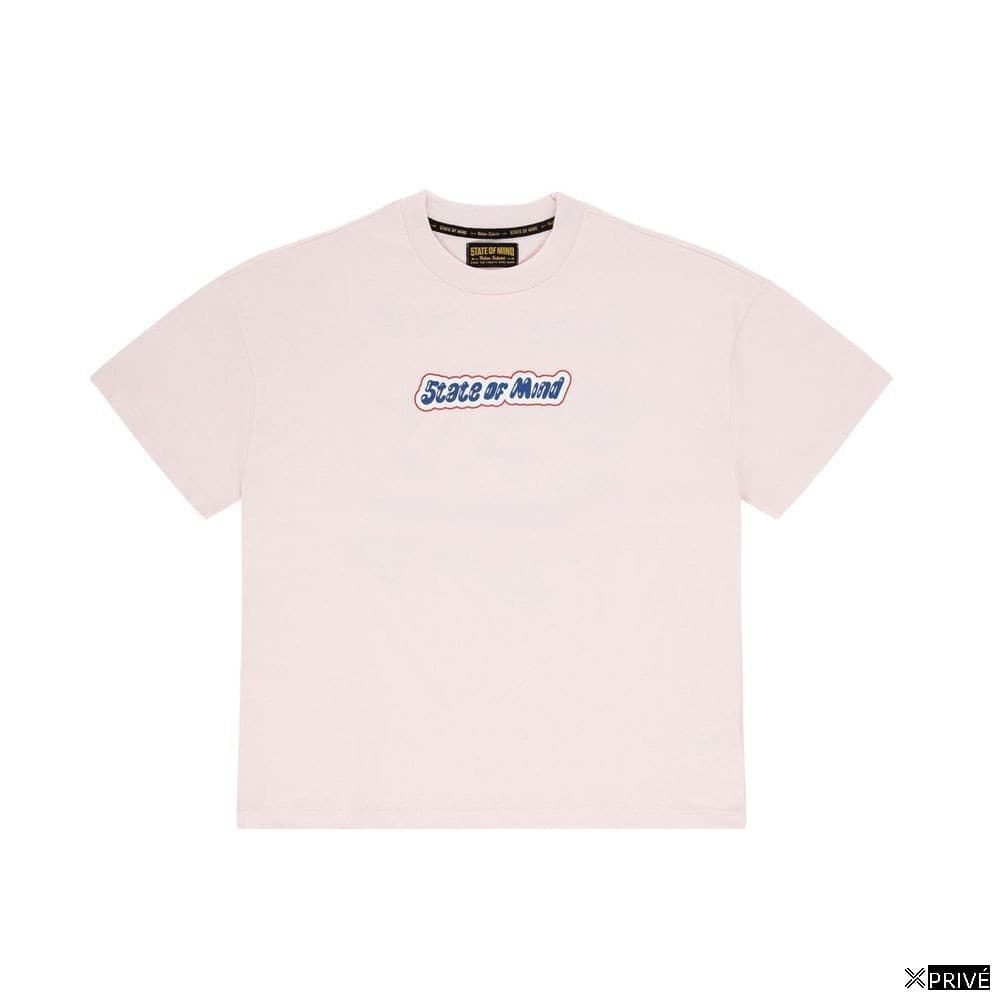 T-shirt rose en Coton — 1