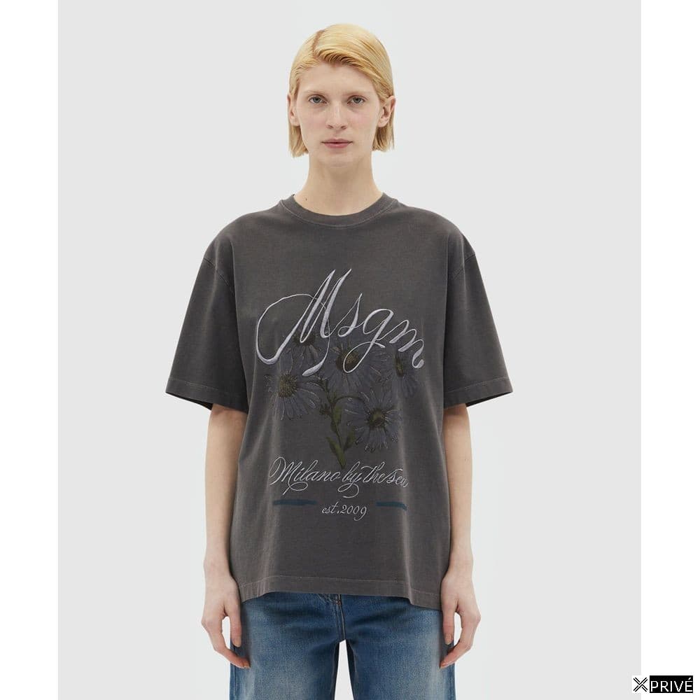 T-shirt noir en Coton — 2