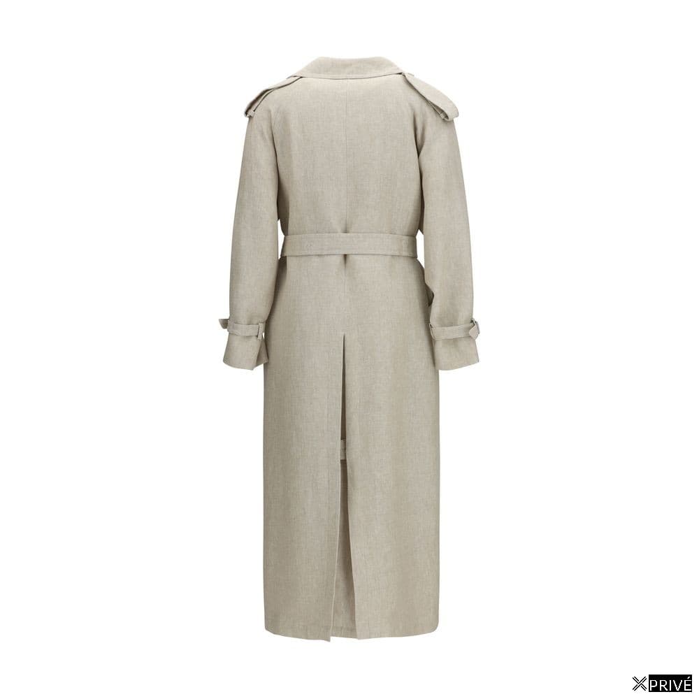 Trench brun en Lin — 2