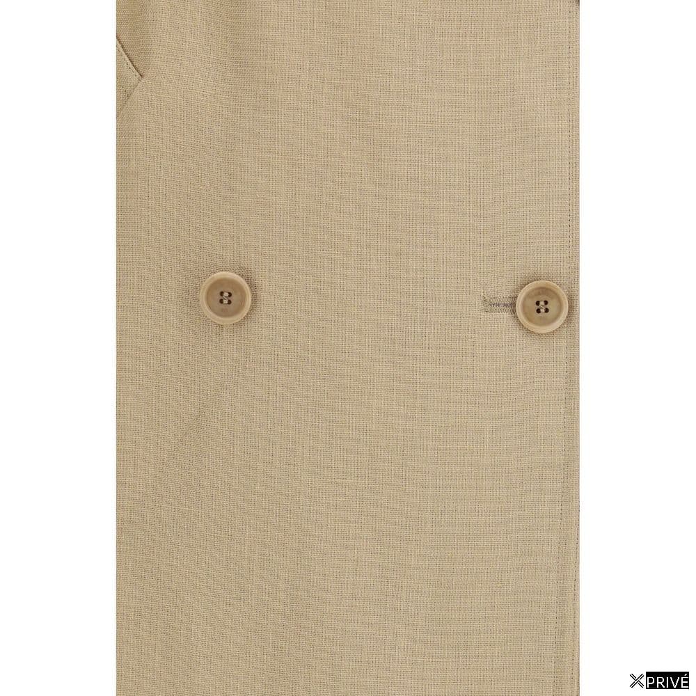 Costume et blazer beige en Lin — 3