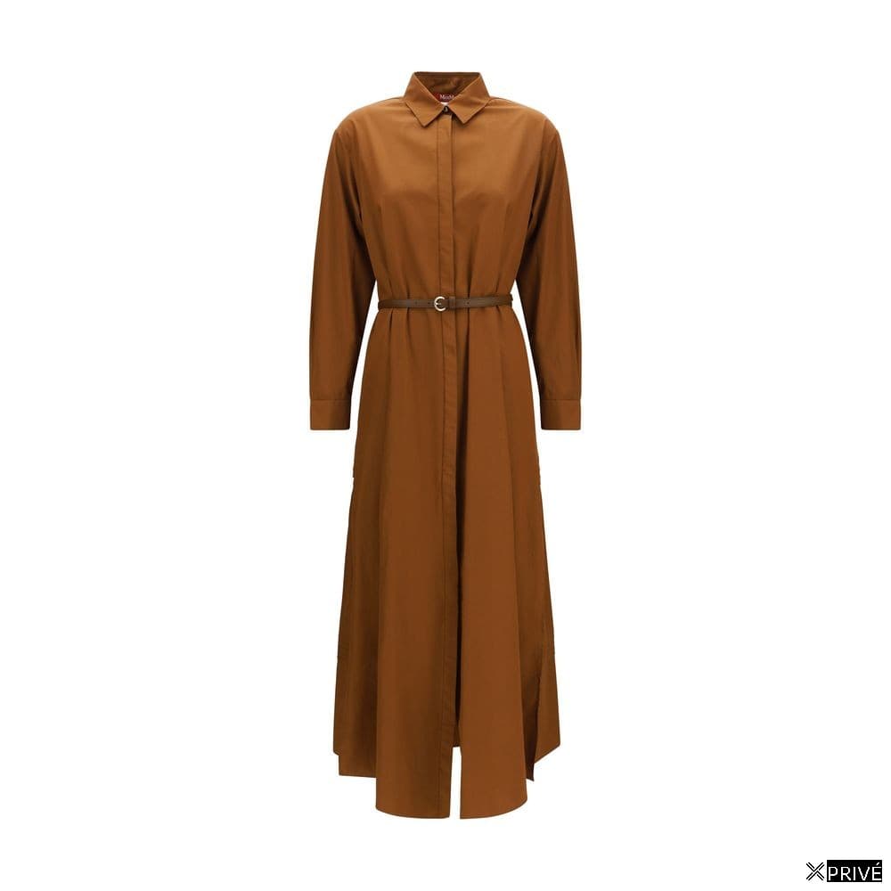 Robe brune en Coton — 1