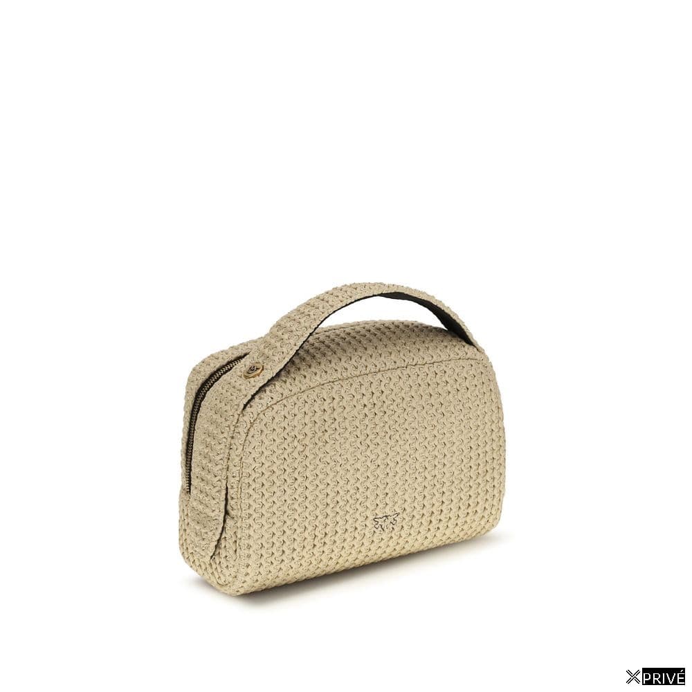 Portefeuille beige en Raphia — 3