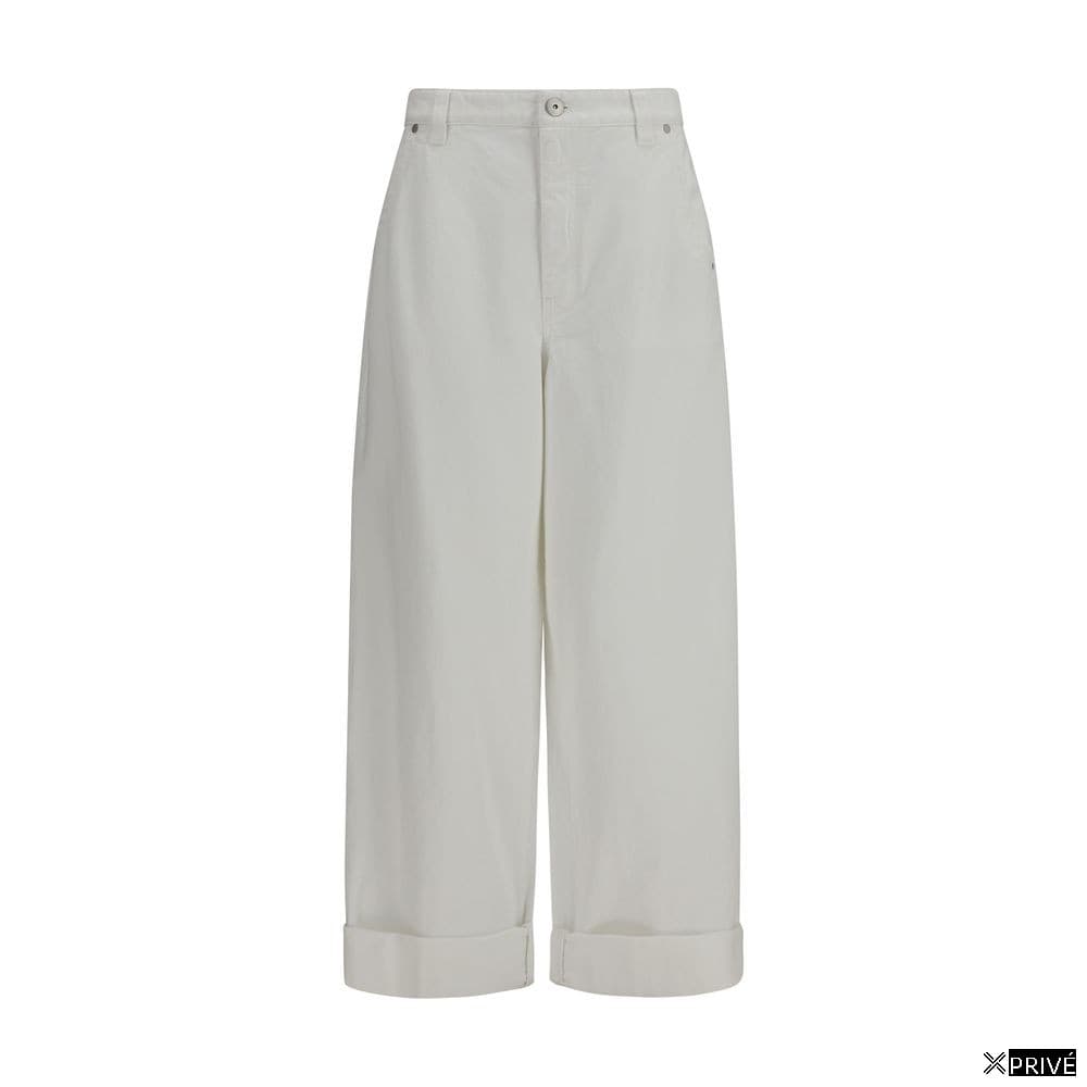 Jeans blanc en Coton — 1