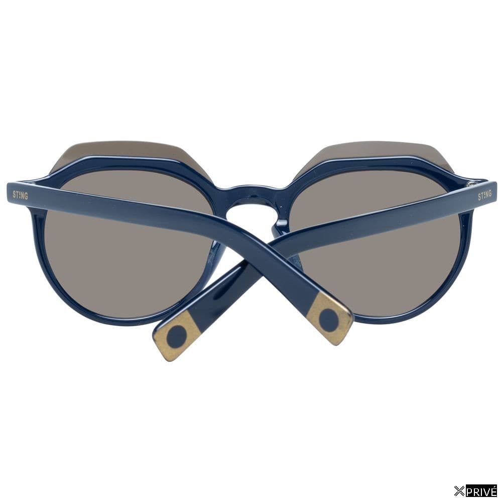 Lunettes de soleil bleues en Plastique — 3
